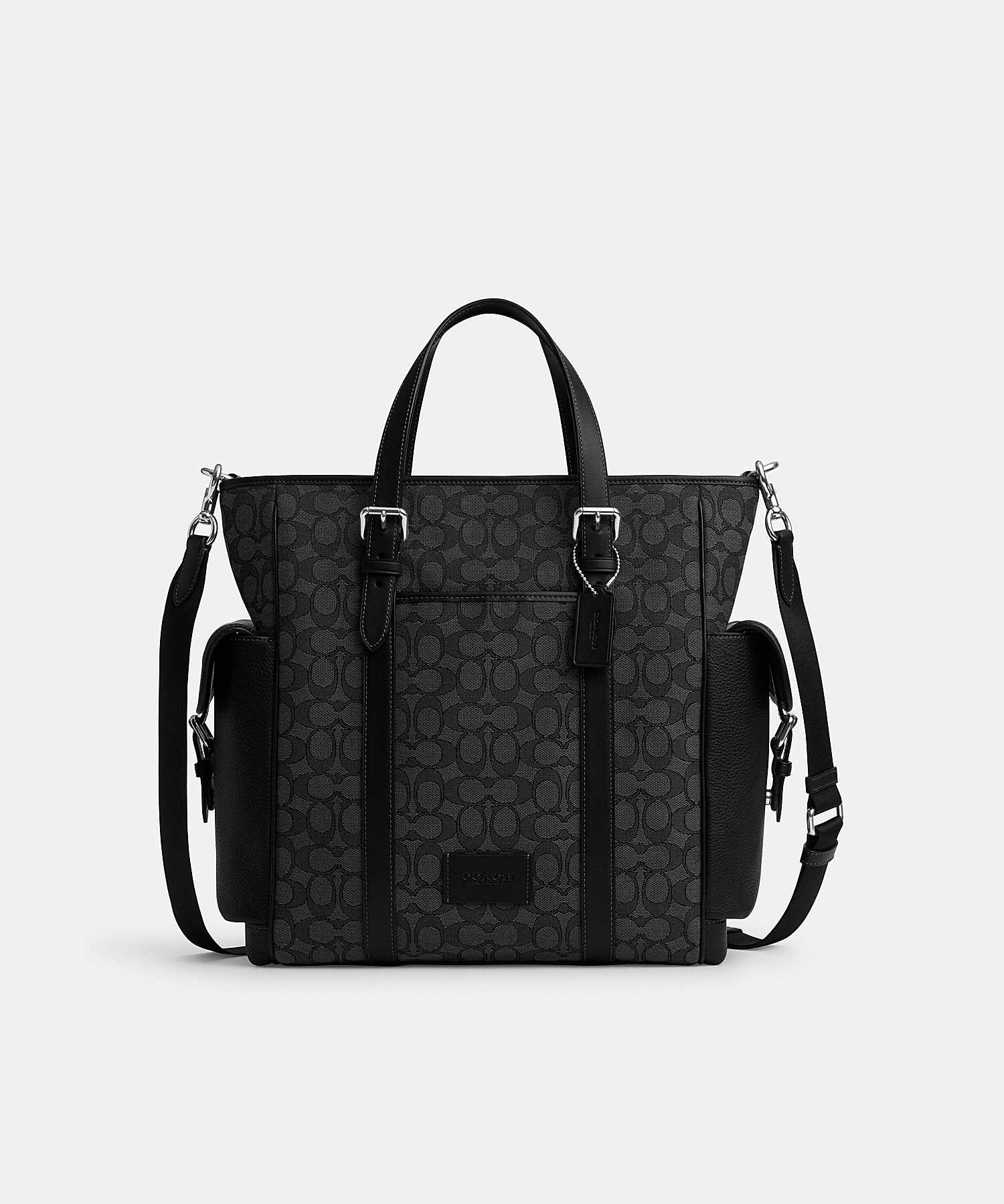 COACH SPRINT TOTE IN SIGNATURE JACQUARD CR325 SVO1U