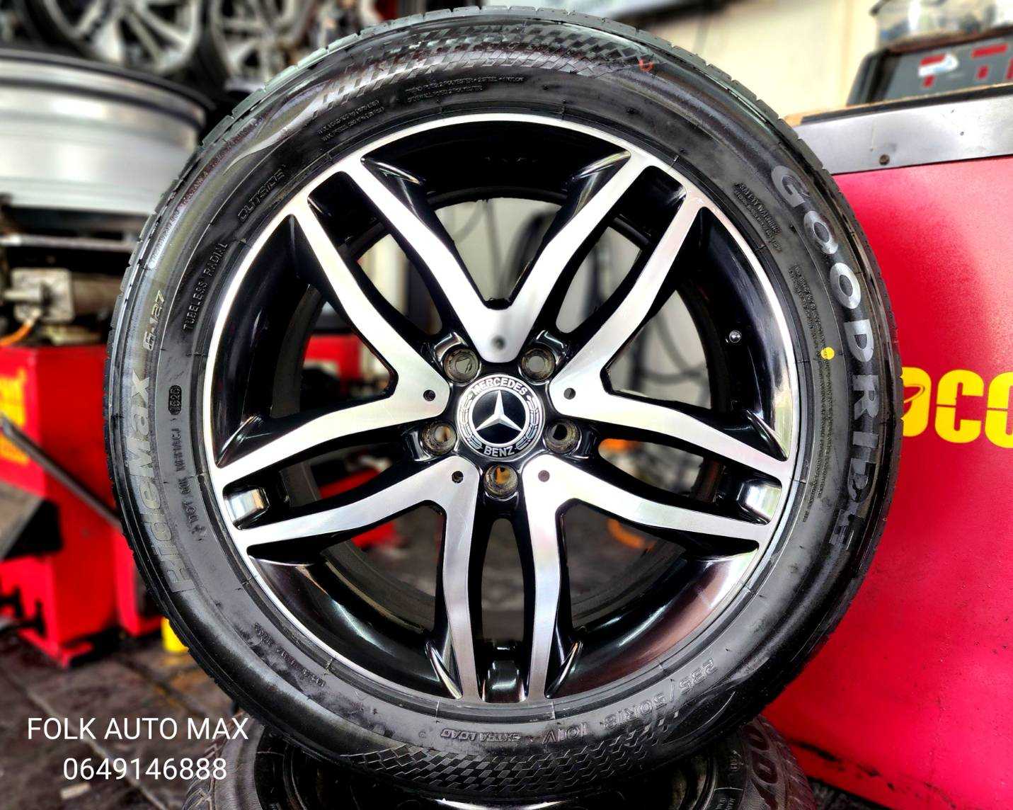 ปี 25 ล้อ Mercedes Benz แท้ ขอบ 18 GLA 200 กว้าง 7J ET46 พร้อมยางใหม่ Goodride ปี 25 1632468  911464