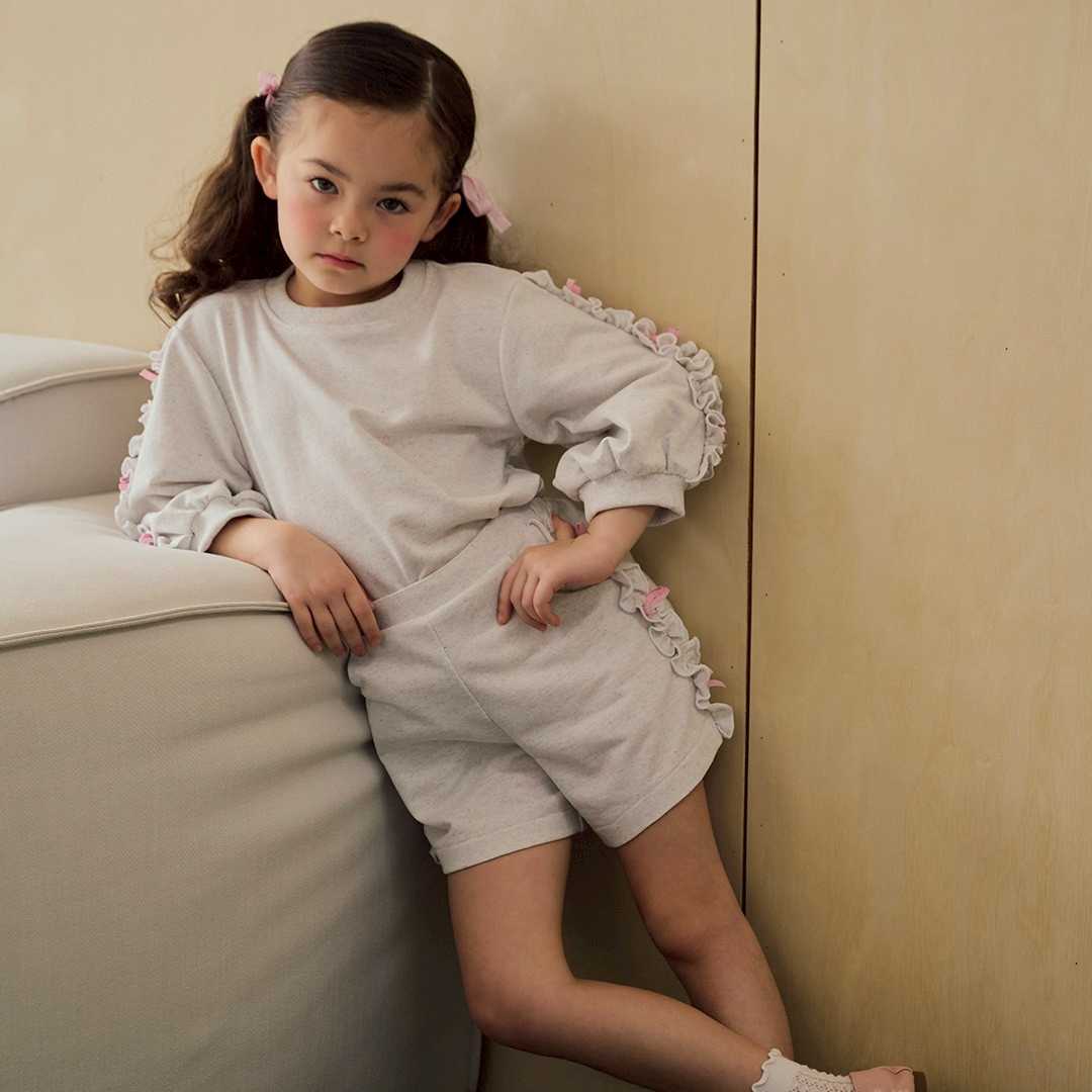 ALLAMODA - Milky Way Ruffle Shorts Kids