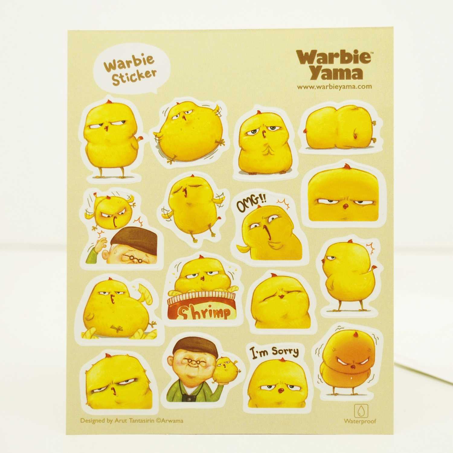 WARBIEYAMA STICKER MINI SET
