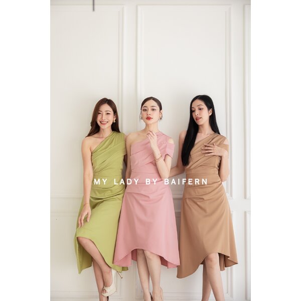 ชุดเดรสไปงานแต่ง ชุดออกงาน MY LADY BY BAIFERN - ML0460