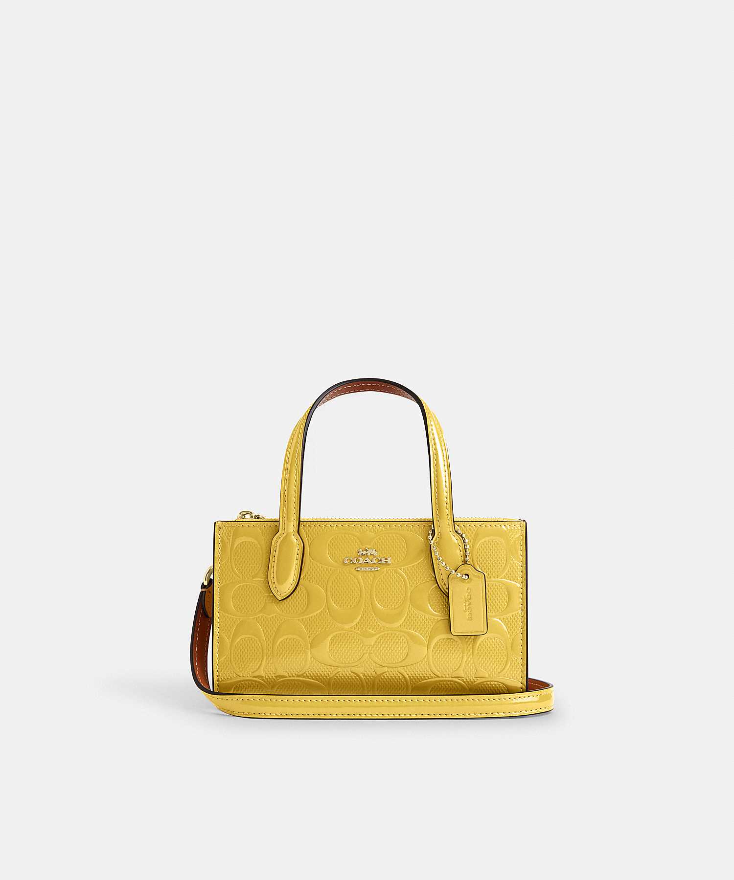 COACH NINA MINI TOTE IN SIGNATURE LEATHER CT882 IMGLD