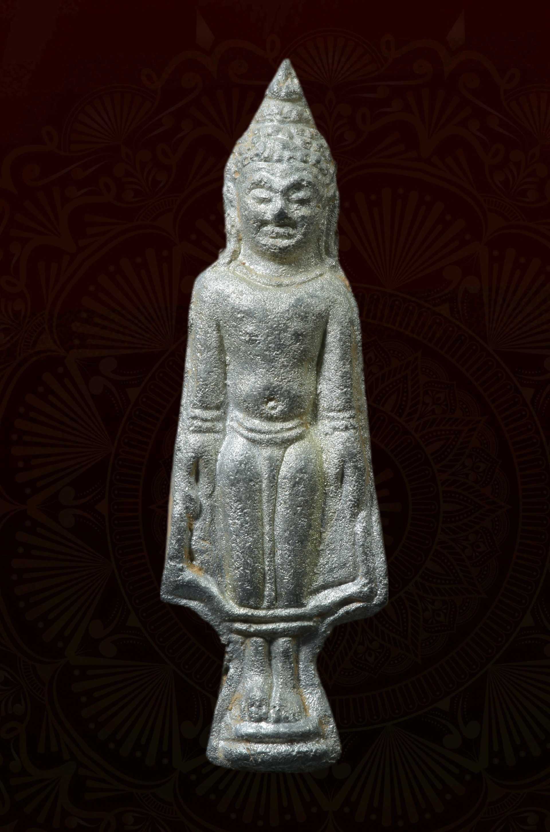 พระเปิดโลก เนื้อชินผิวปรอท