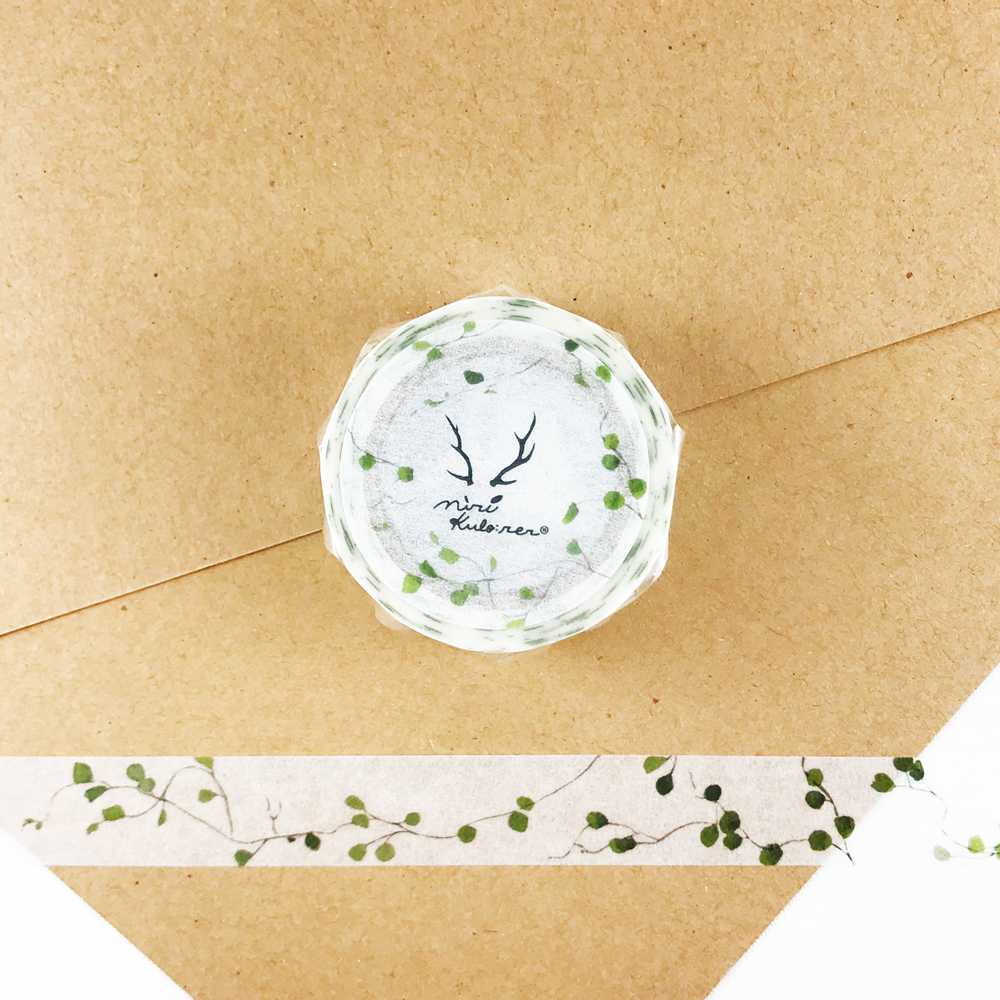 เทปตกแต่ง MiriKulo:rer - masking Tape / vine