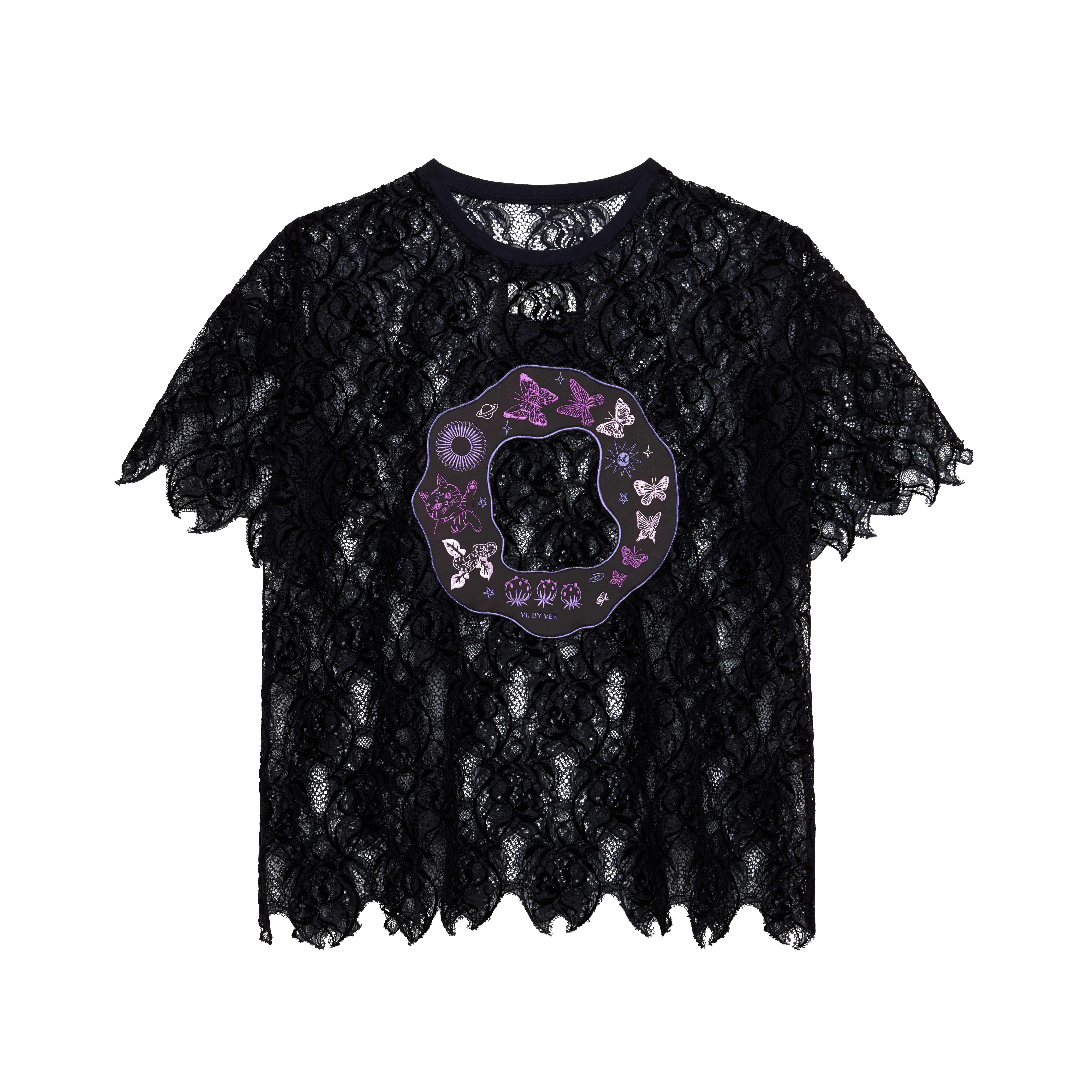 Cosmic Diving  Lace T-shirt