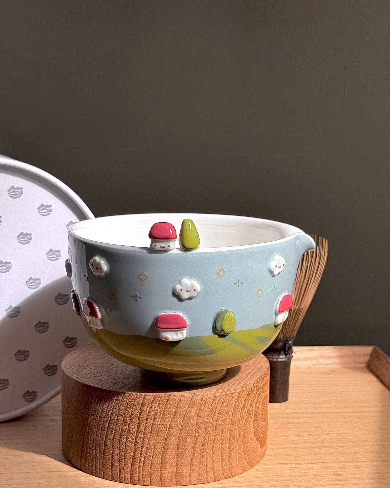 พรีออเดอร์ TINY TOWN Matcha bowl (เสร็จช่วงเดือนมิถุนายน)
