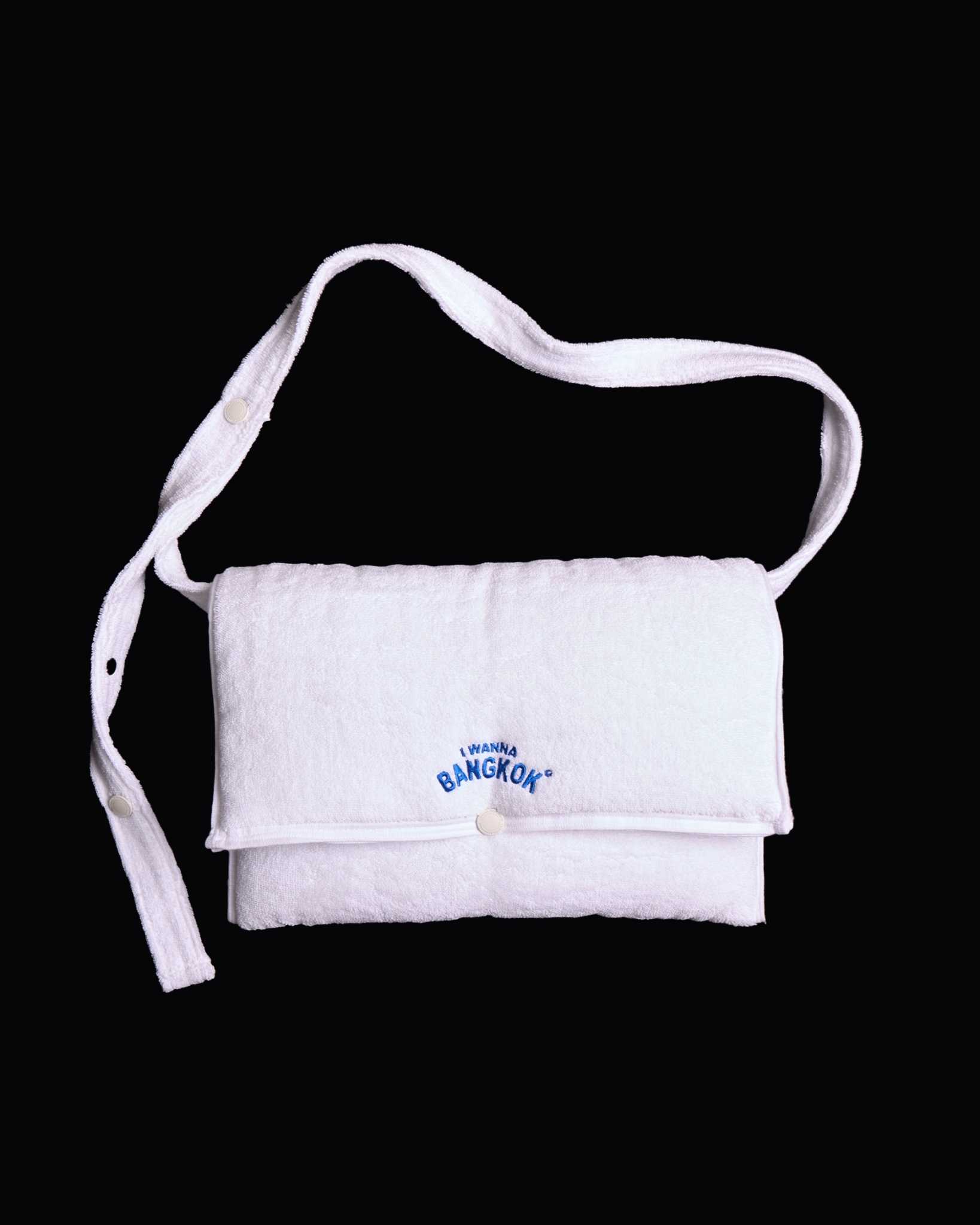 White Towel Crossbody
