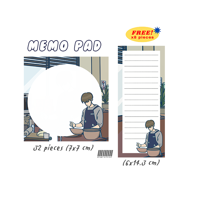 Mark memo pad (ไม่มีสันกาว)