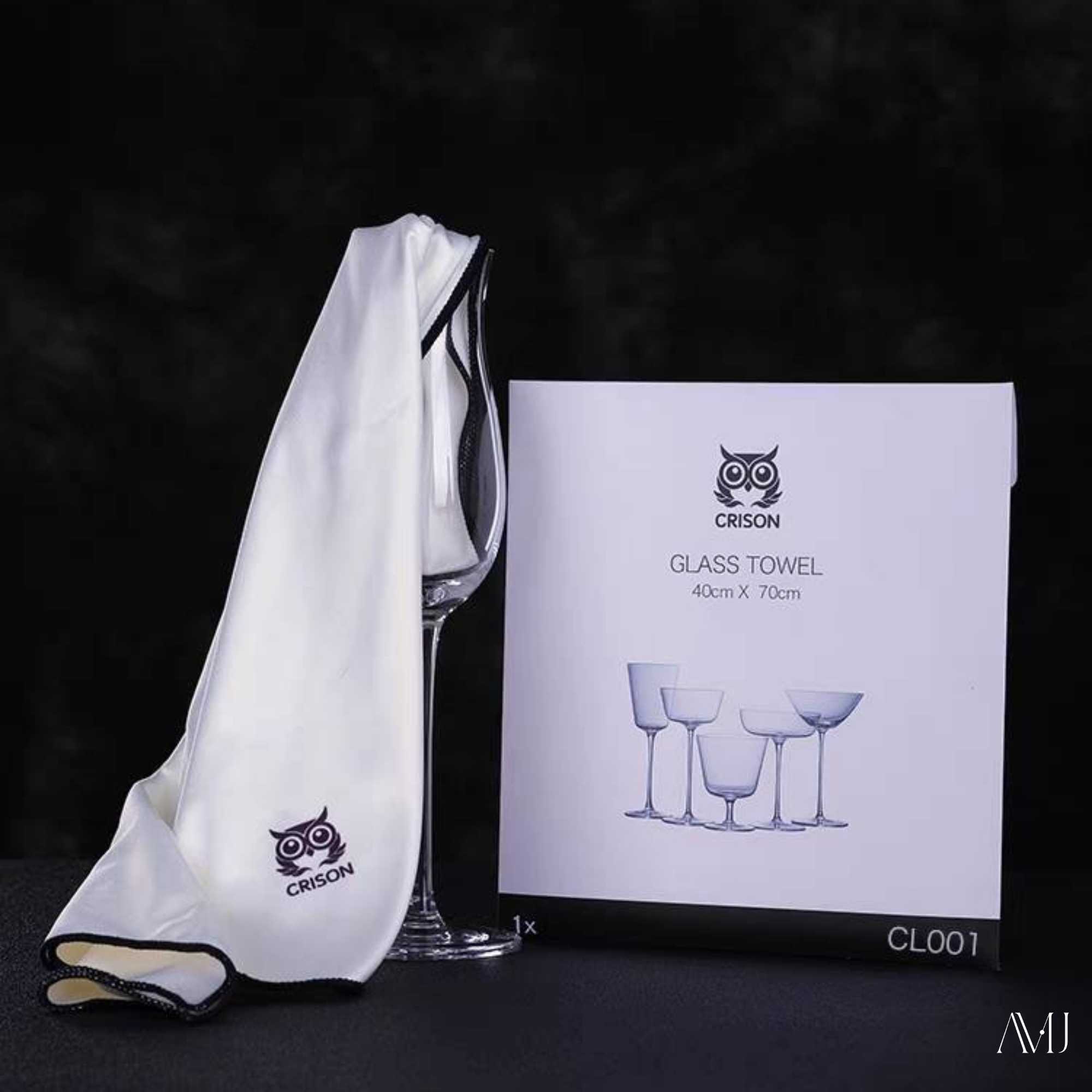 CRISON | BAR TOOLS SERIES ผ้าเช็ดแก้ว | Glass towel (CL001)