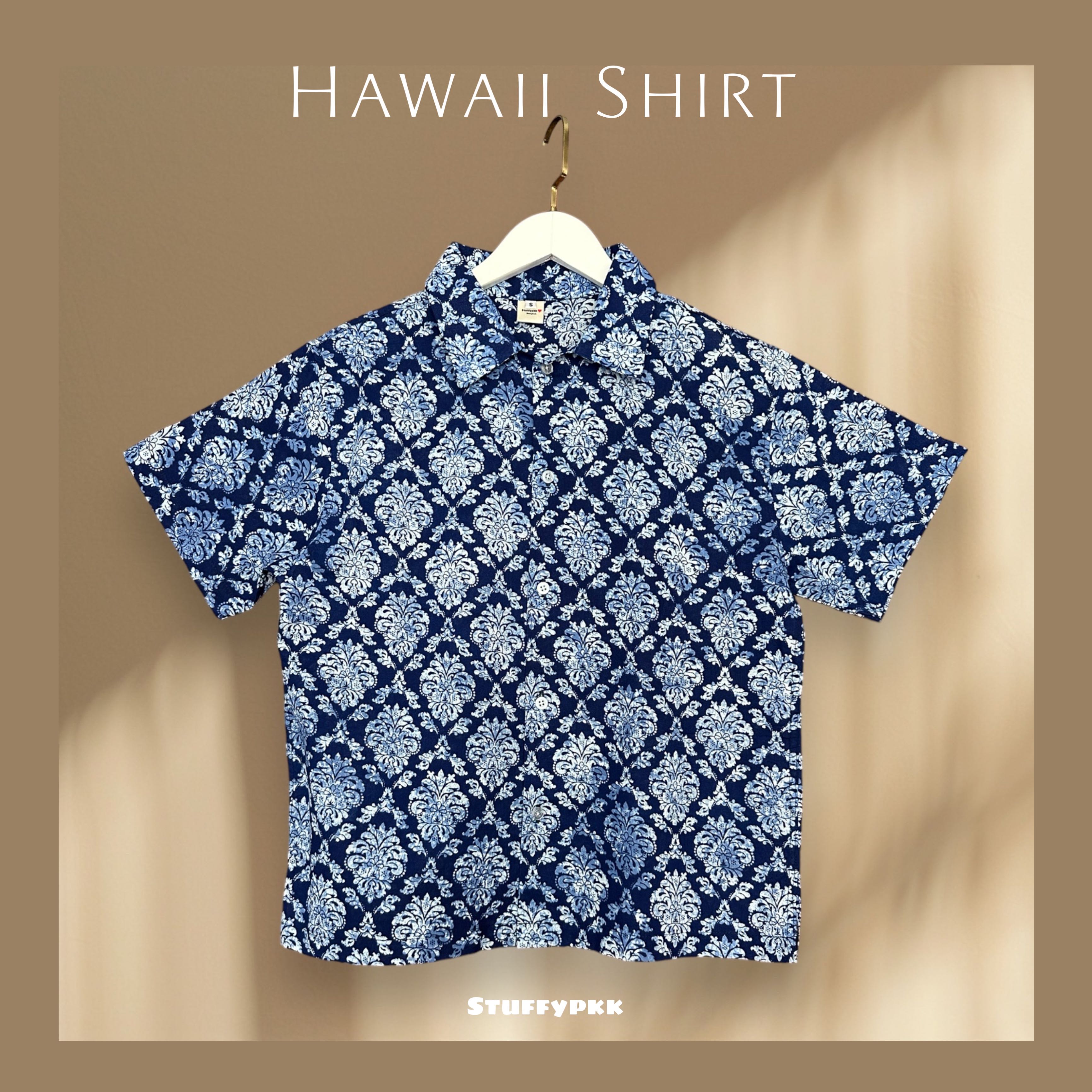 𝐇𝐚𝐰𝐚𝐢𝐢 Shirt สีน้ำเงินเข้ม🧿