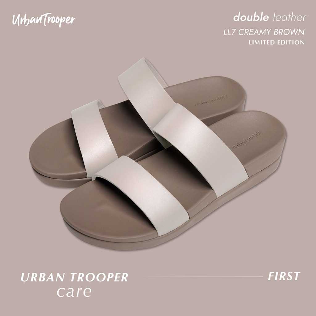 รองเท้า Urban Trooper Care รุ่น First สีน้ำตาลครีม (LL7 Creamy Brown) รองเท้าเเตะ / ผู้หญิง Female