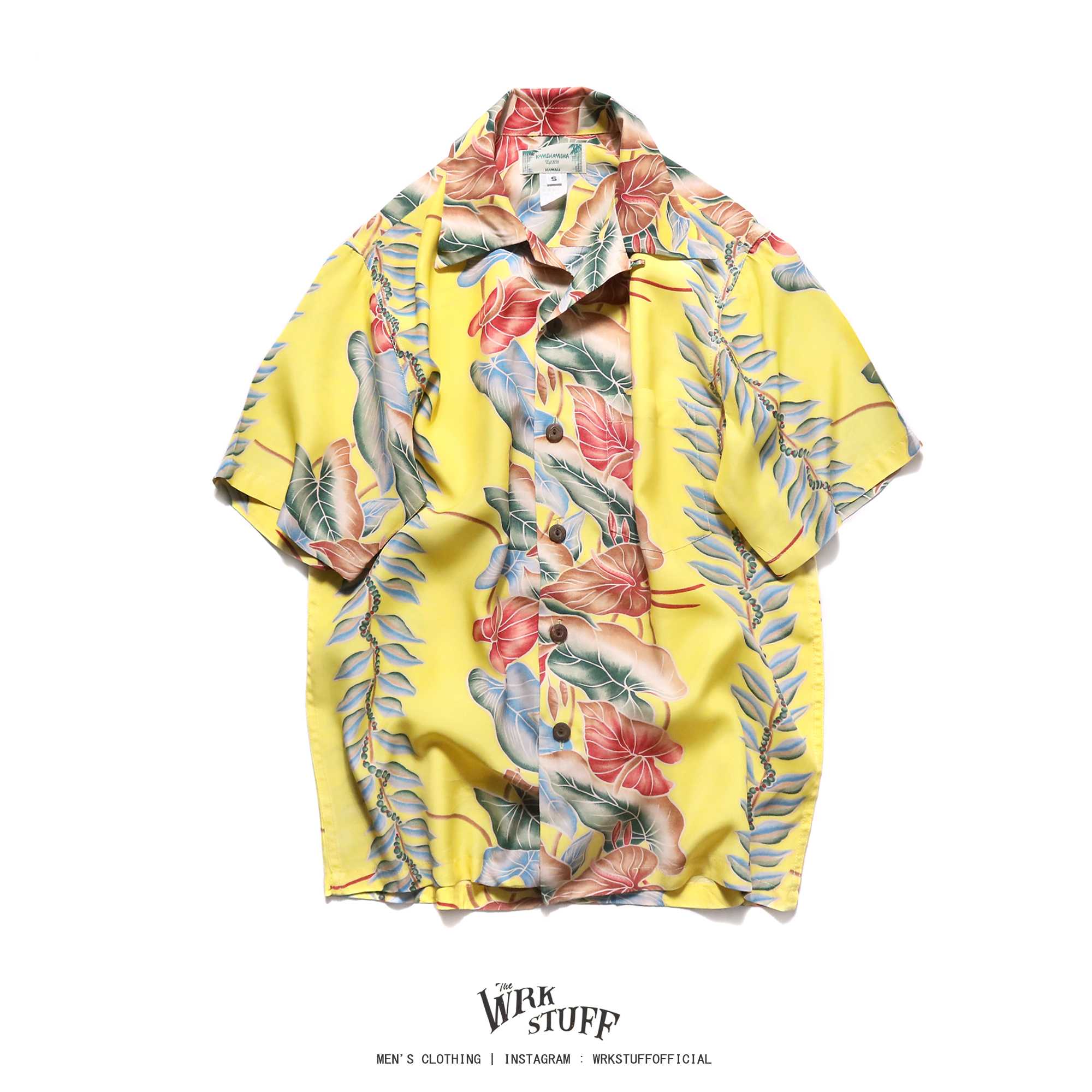 Vtg.Kamehameha Aloha Shirt (M)