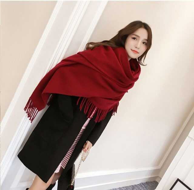 Wool Scarf for winter ผ้าพันคอกันหนาวขนสัตว์