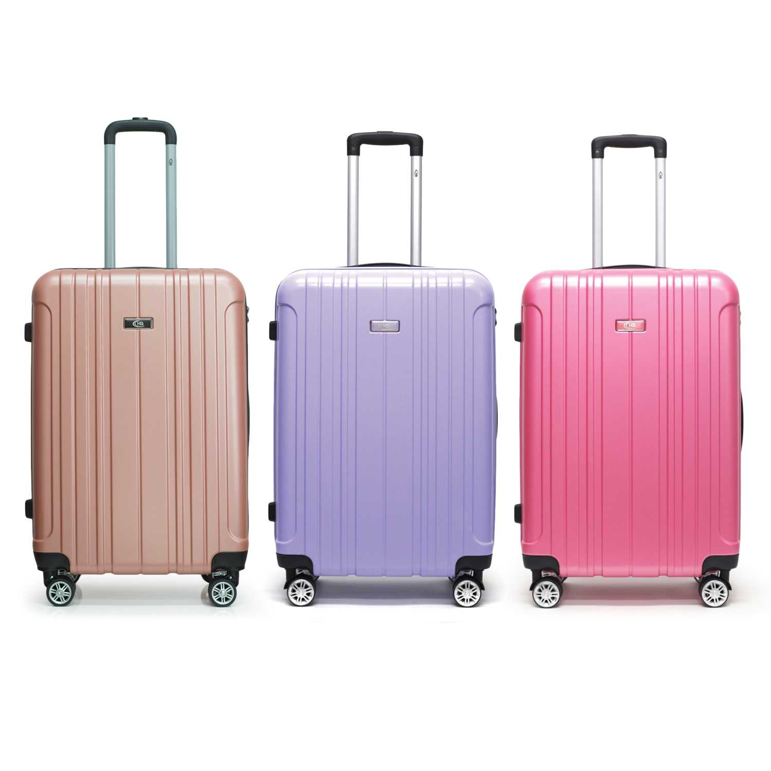 HQ LUGGAGE กระเป๋าเดินทาง ABS 4 ล้อคู่ กุญแจล็อค 3 รหัส รุ่น 5509