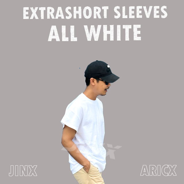 เสื้อแขนตัด สีขาวโอโม่