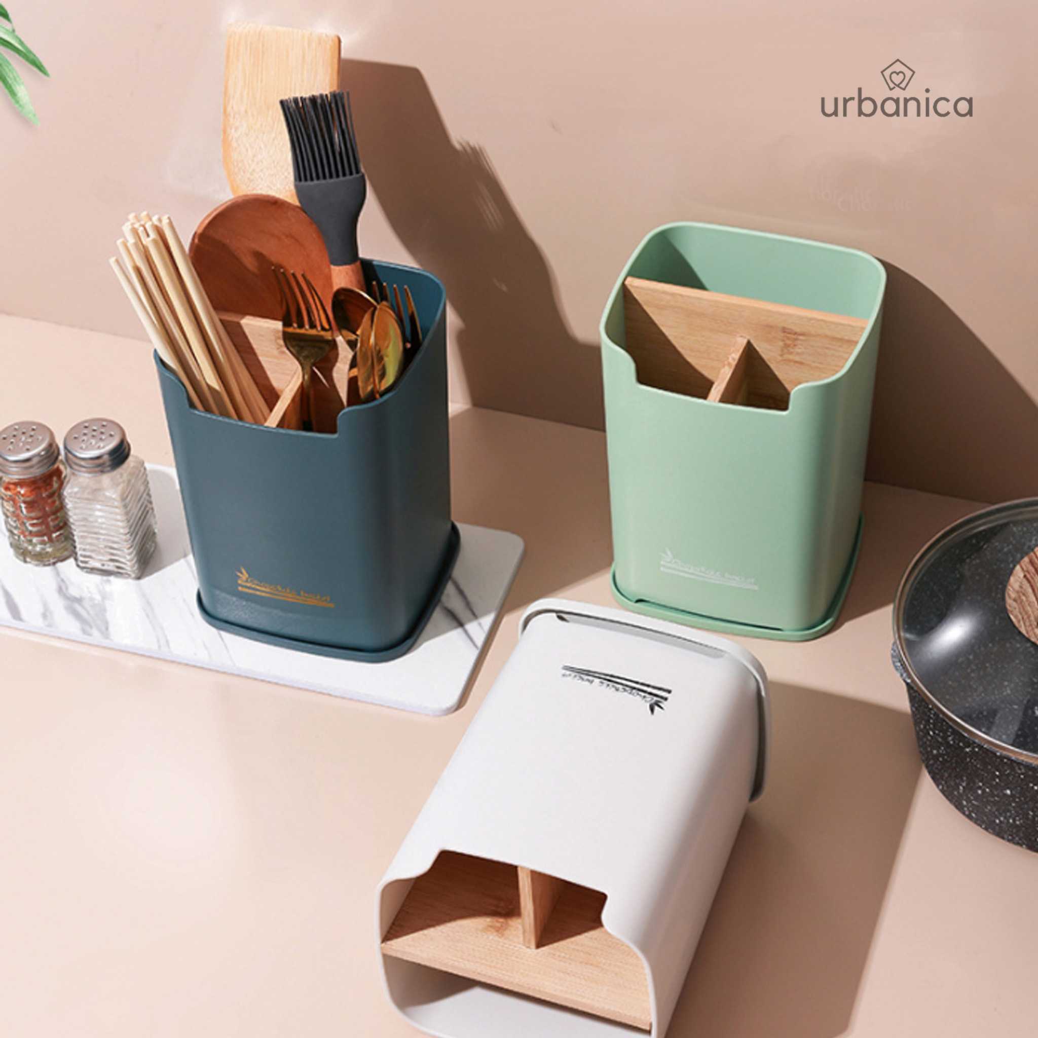 Urbanica utensils holder/chopstick basket rack ที่ใส่ช้อนส้อม อุปกรณ์จัดระเบียบครัวรุ่น YX01001-3