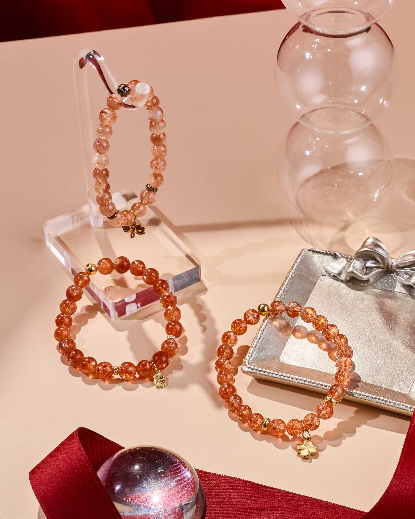 กำไลหินจัดการอารมณ์ ทำให้อารมณ์ดี มีแรงบันดาลใจ Sunstone ☀️
