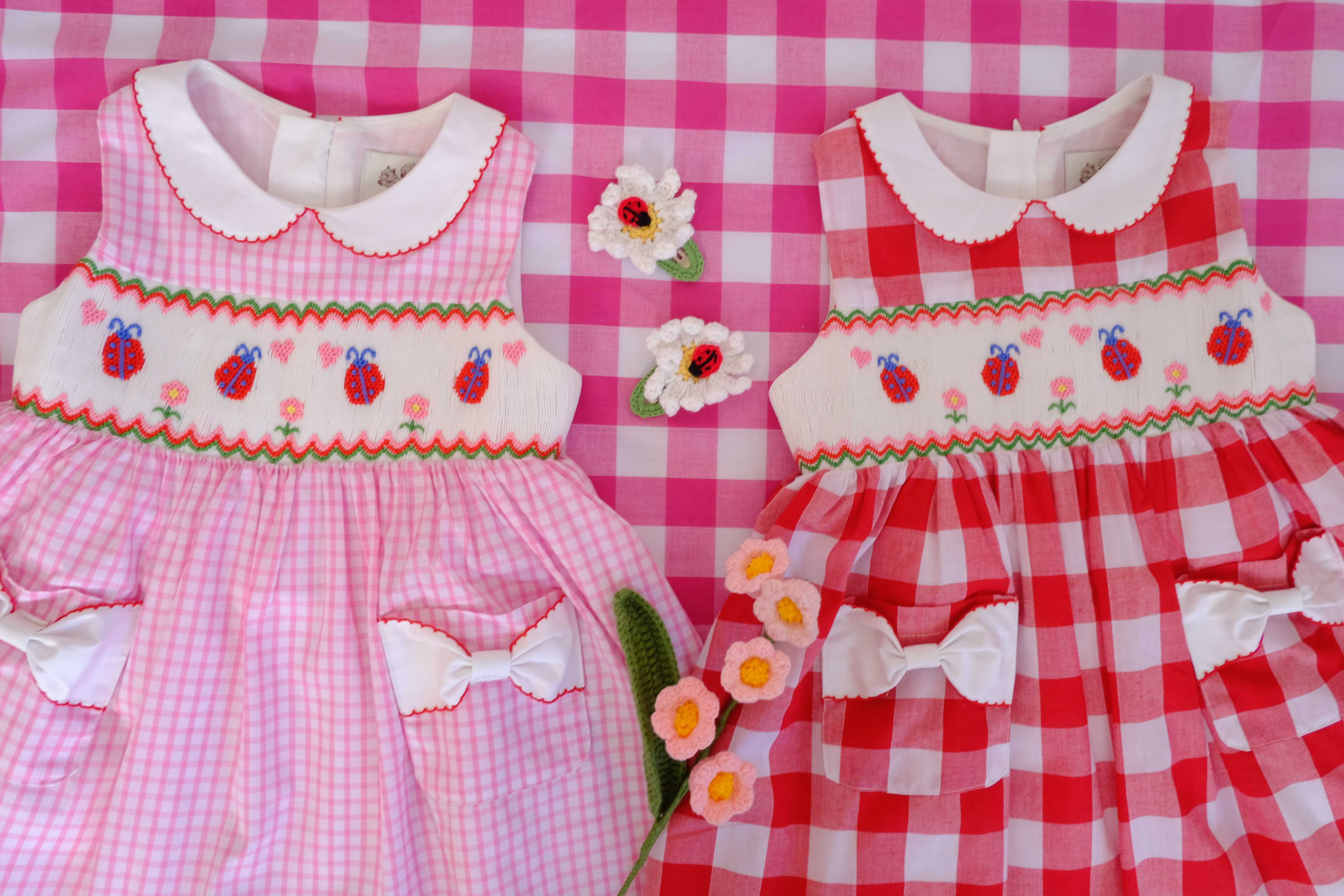 Lucille Dress (Pink/Red)