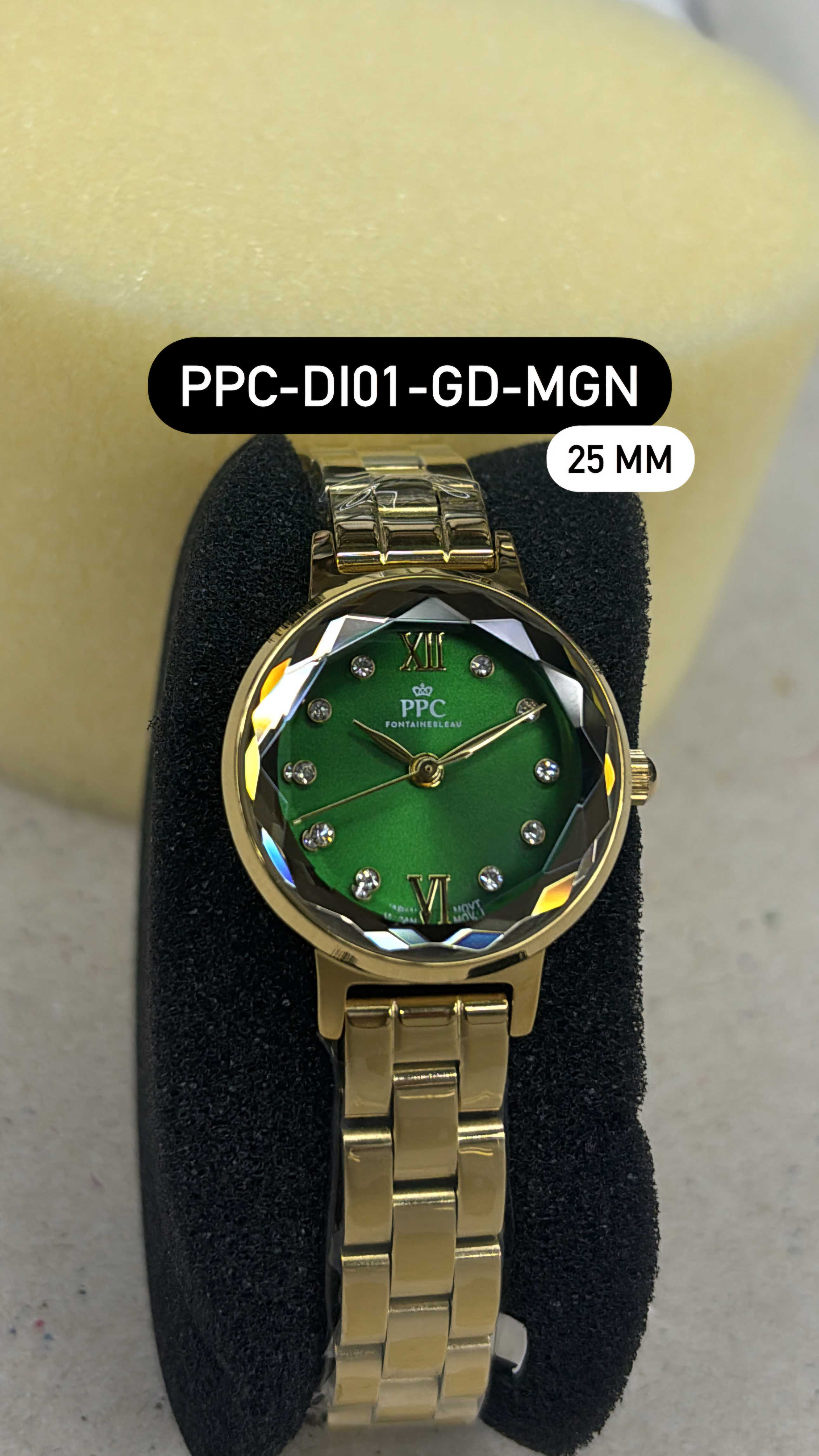 Paris Polo Club นาฬิกาข้อมือผู้หญิง รุ่น PPC-DI01-GD-MGN