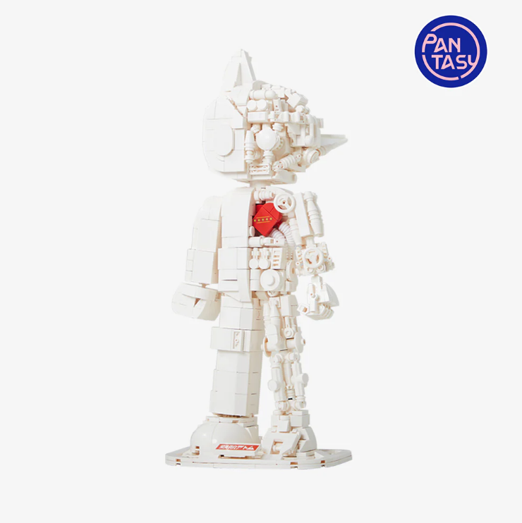 Astro Boy Pure White Version ตัวต่อพลาสติก รุ่นแอสโทรบอย ภาพจำลองเครื่องจักร