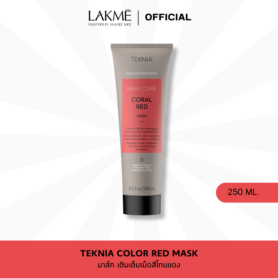 TEKNIA CORAL RED MASK REFRESH : 250ml.