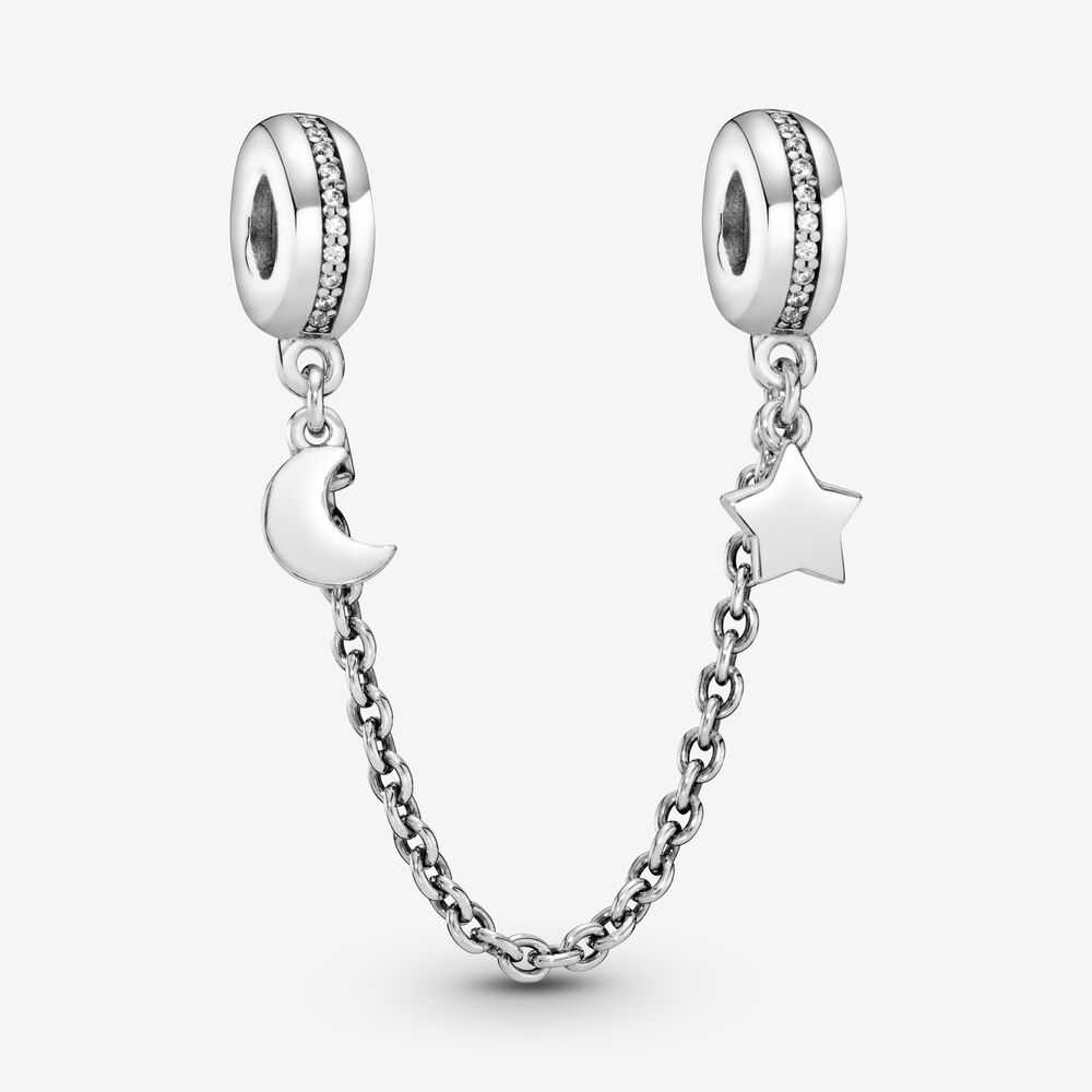 Half Moon & Star Safety Chain