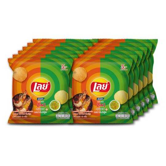 เลย์ ร็อค กุ้งเผา 5 บาท 12กรัมx12 ซอง 8850718709366(06)