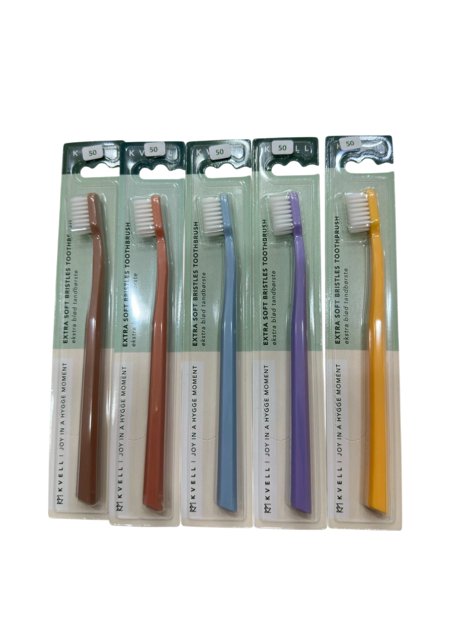 แปรงสีฟัน Extra Soft ขนสีขาว (คละสี 1 ด้าม)