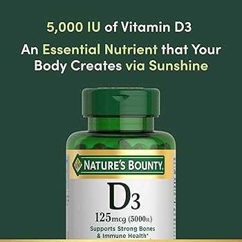 Nature’s bounty D3 5000iu 400 เม็ด exp 06/2027