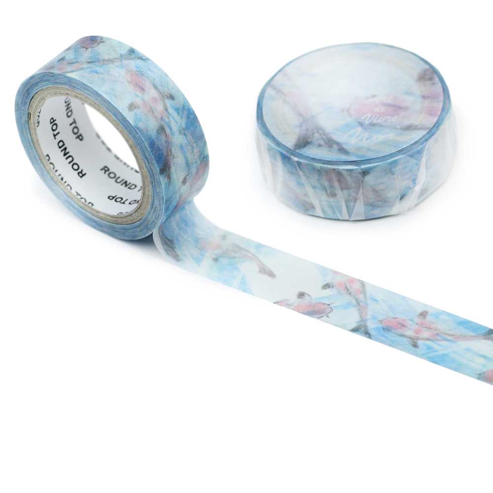 เทปตกแต่ง ATELIER NOIR - MASKING TAPE / SWIMMING CARP