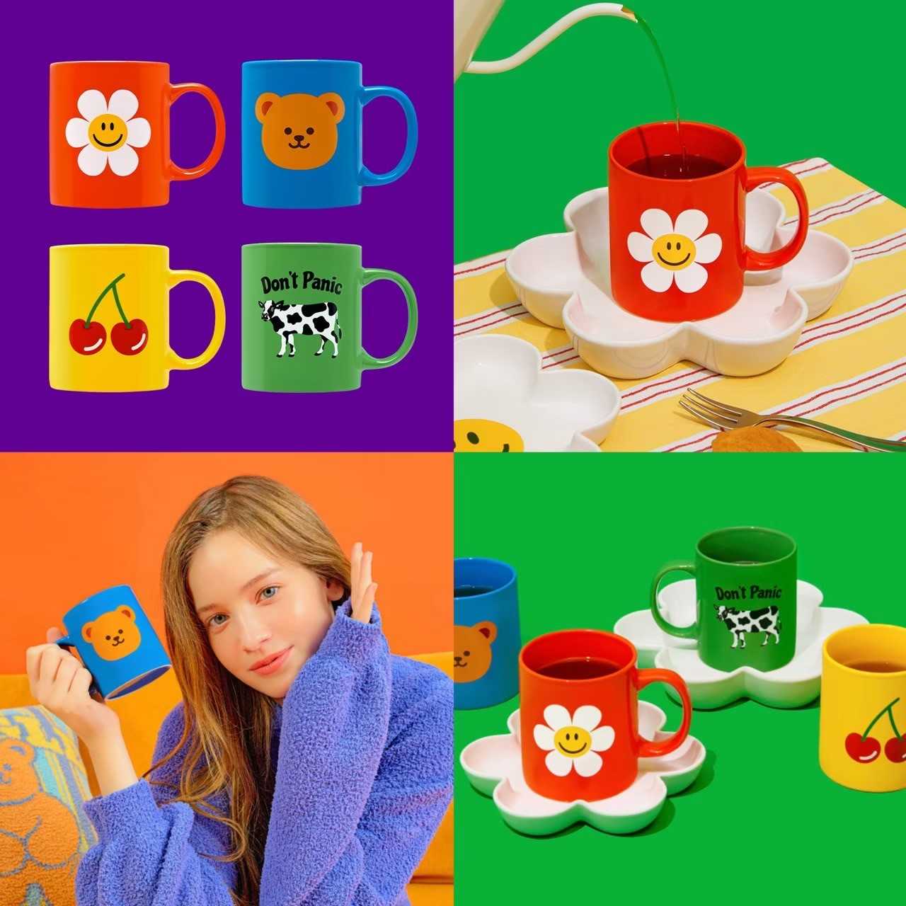 🌈 Wiggle Wiggle ของแท้ 💯 แก้วมัค Color Mug แก้วน้ำ แก้วกาแฟ Coffee ของขวัญ วิกเกิ้ล วิกเกิ้ล