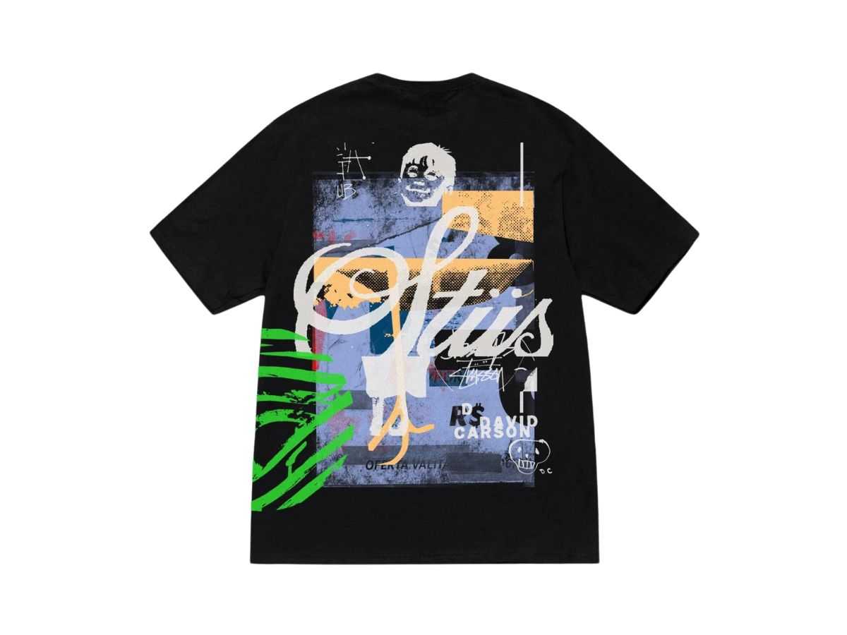 Stussy David Carson Dino Tee Black