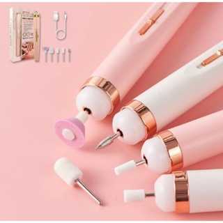 เครื่องขัดเล็บ  เครื่องขัดเล็บไฟฟ้า เครื่องเจียเล็บแบบพกพา  ขนาดเล็ก USBชาร์จ
