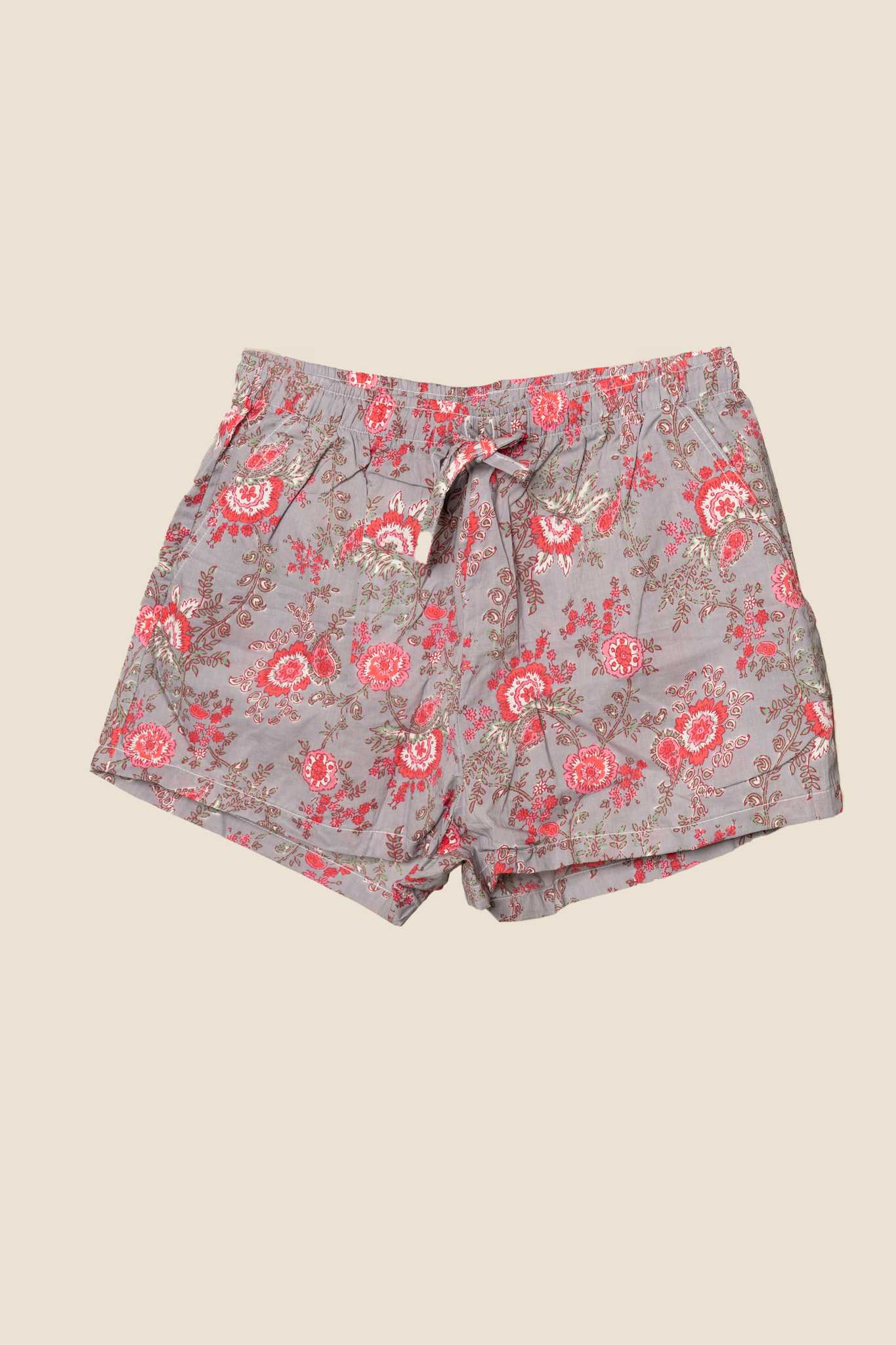 Grey Poppy Shorts
