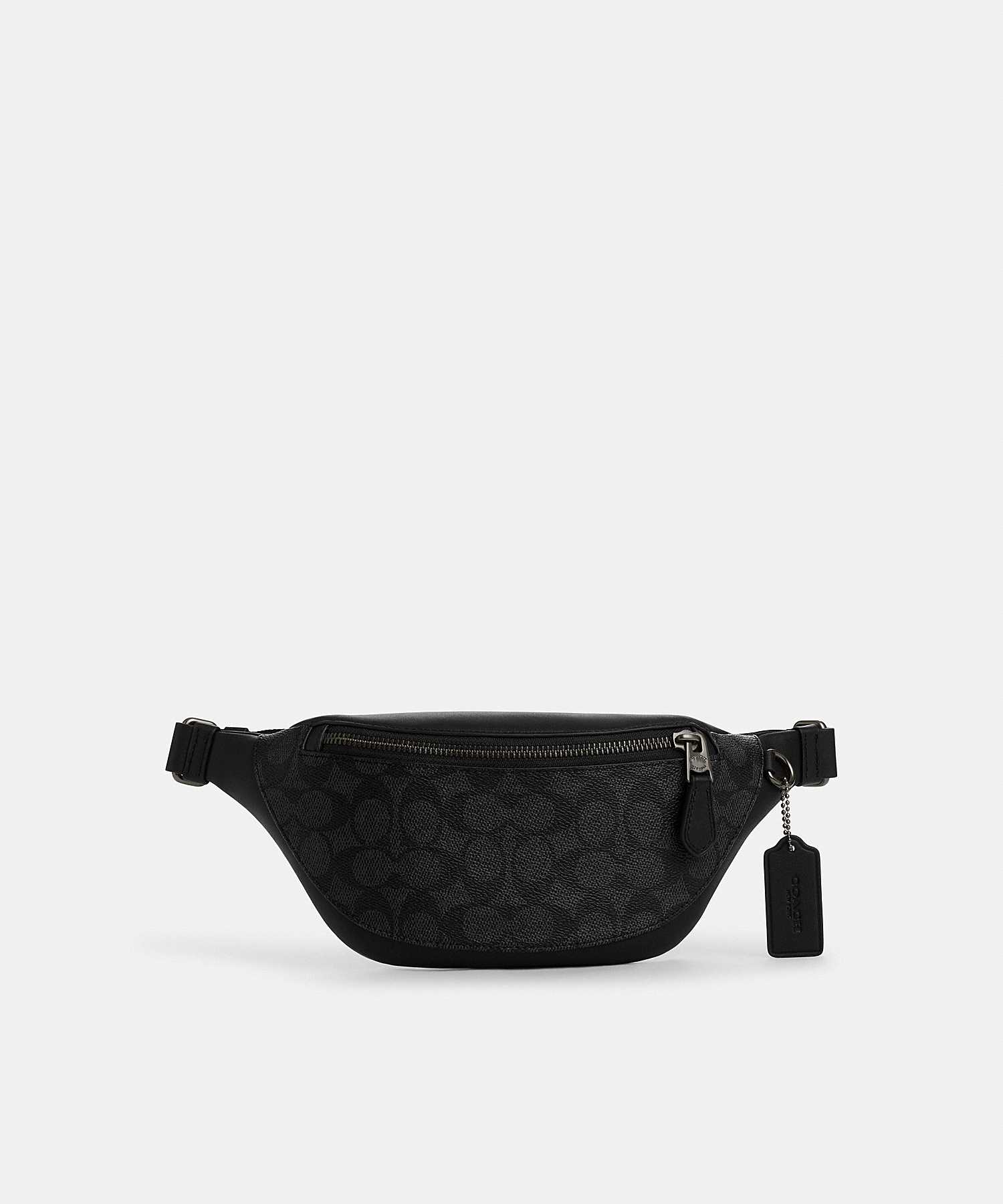 COACH WARREN MINI BELT BAG IN SIGNATURE CANVAS CW369 QBMI5