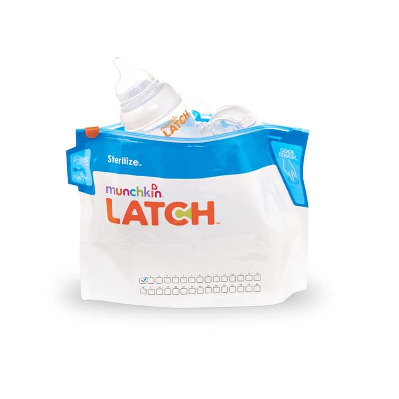 #ถุงนึ่งฆ่าเชื้อ Munckin : MNK15745 LATCH Sterilizer Bags - 6pk