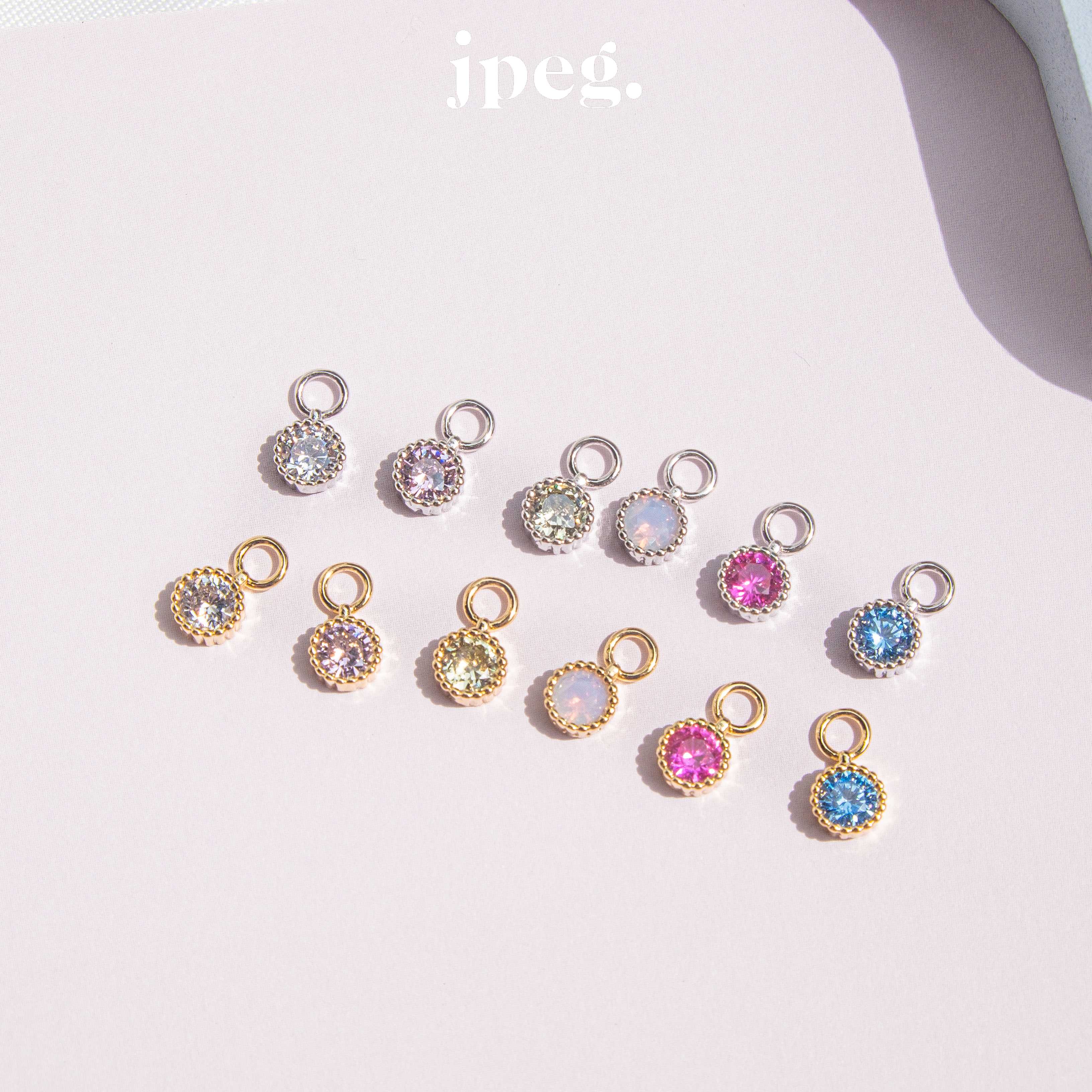 B. berry gem charm (brass)