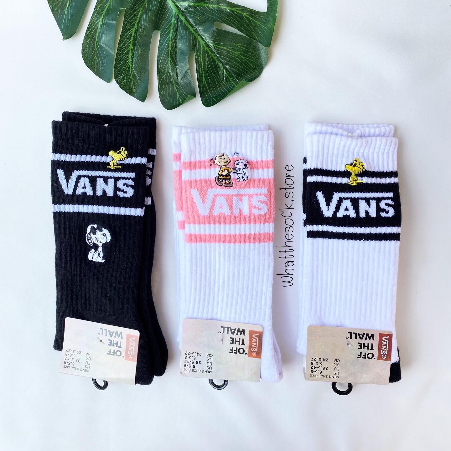 Vans sock ถุงเท้าสตรีท ถุงเท้าข้อยาว พร้อมส่ง‼️