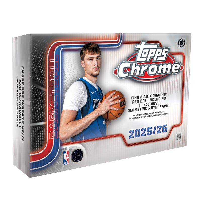 2025-26 Topps Chrome Basketball Breakers Delight Box - Topps Collection  (1 pack per box)