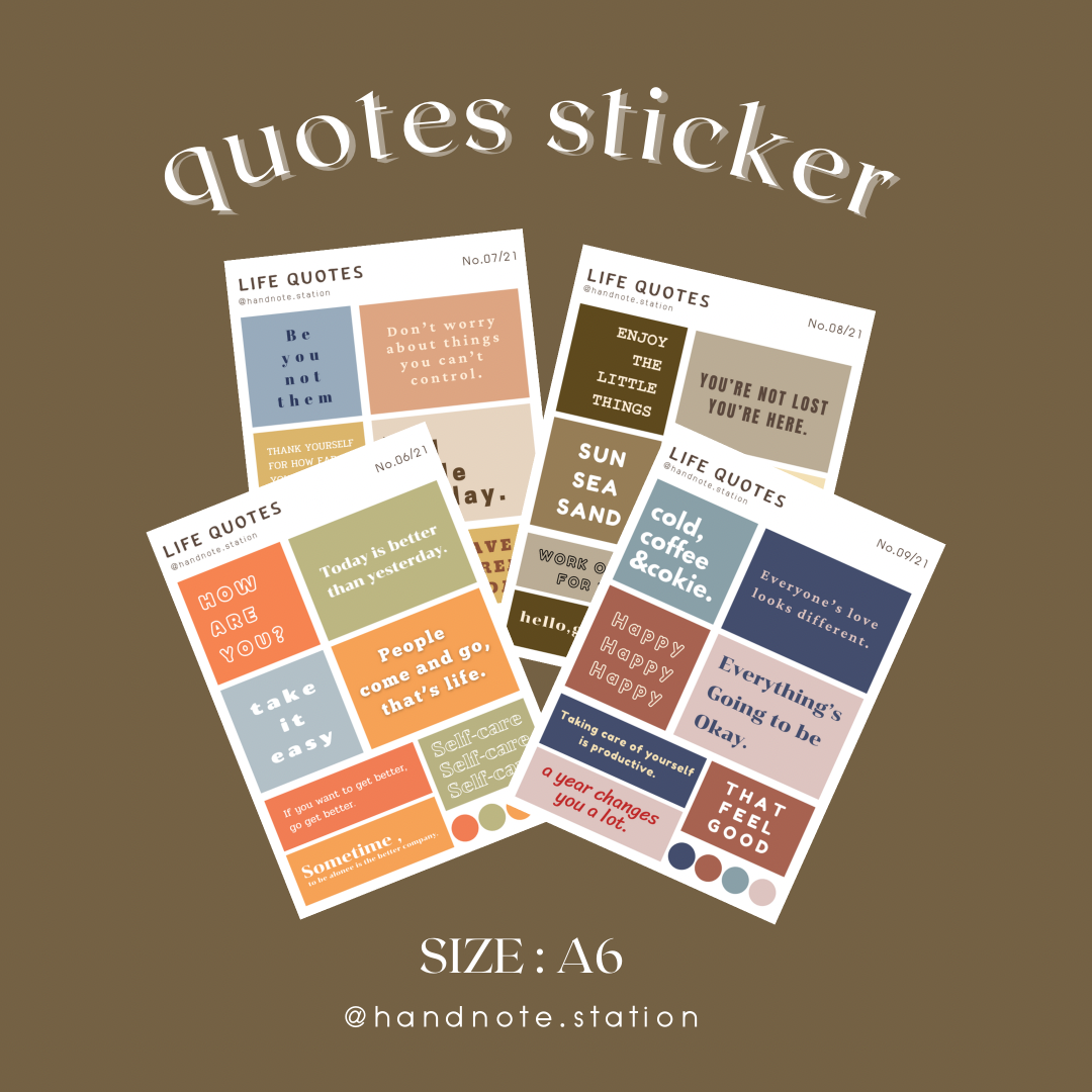 Quotes sticker