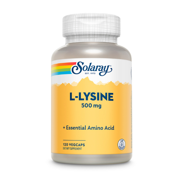 แอล-ไลซีน SoLaray L-lysine (Free Form) 500 มก. 120 แคปซูล