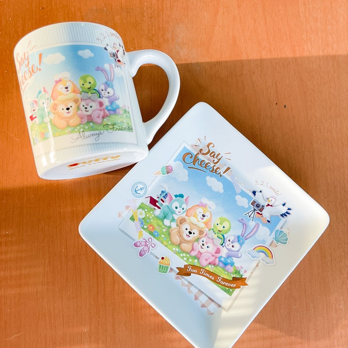 แก้ว จานขนม Duffy