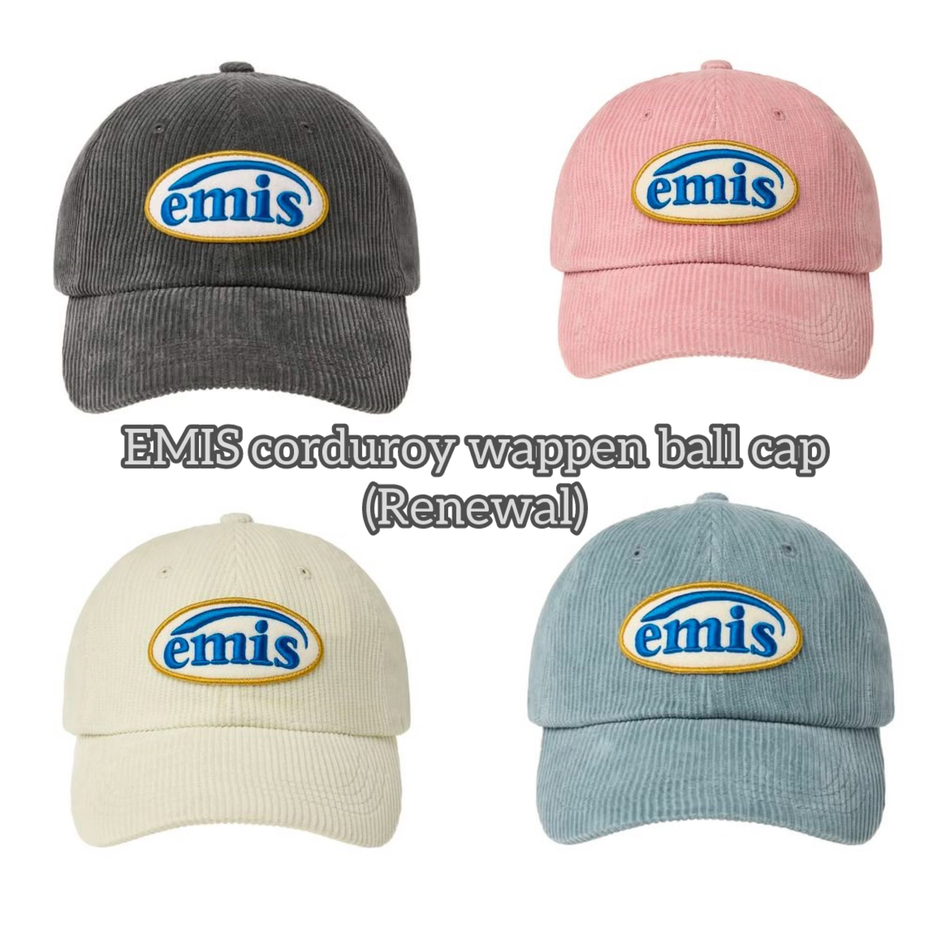 พร้อมส่ง /แท้ EMIS CORDUROY WAPPEN BALL CAP รุ่นลูกฟูกสุดฮิตต (renewal)