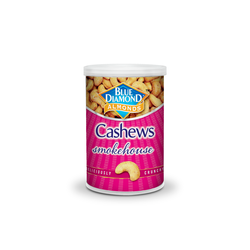 บลูไดมอนด์ เมล็ดมะม่วงหิมพานต์กลิ่นรมควัน Blue Diamond Smokehouse Cashews 135 g.