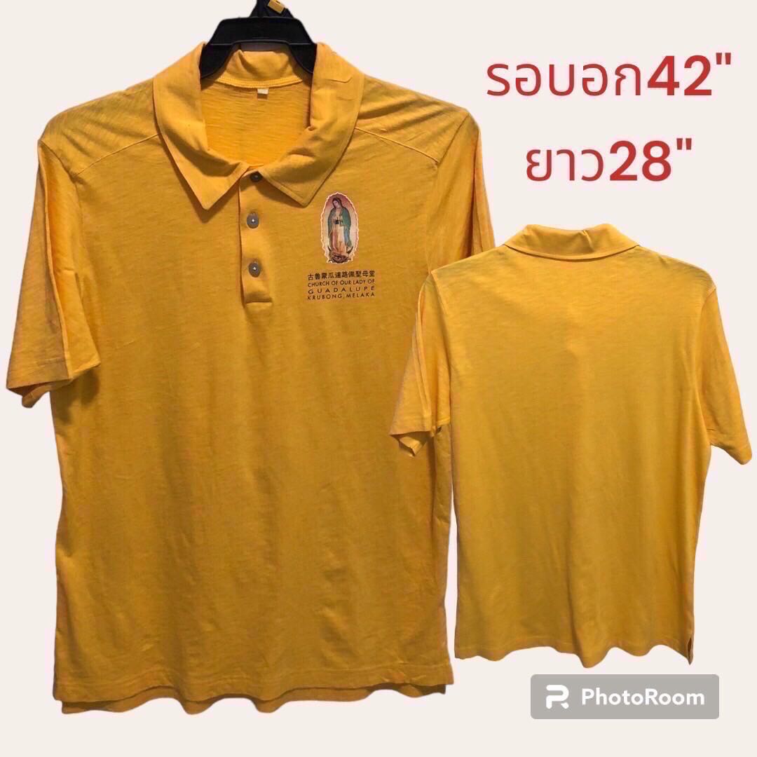 เสื้อยืดคอปกโปโลทำงานมือ2 สภาพสวย สีไม่เก่า ไม่ขาด