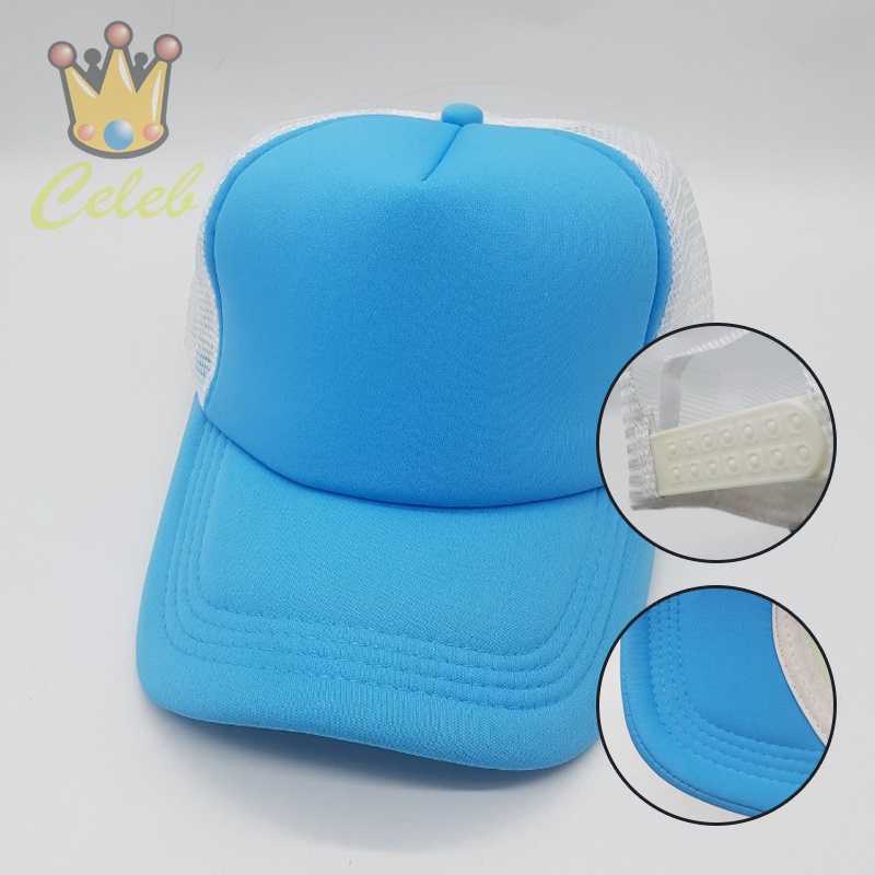 หมวกตาข่ายหน้าฟองน้ำ ตาข่ายสีขาว