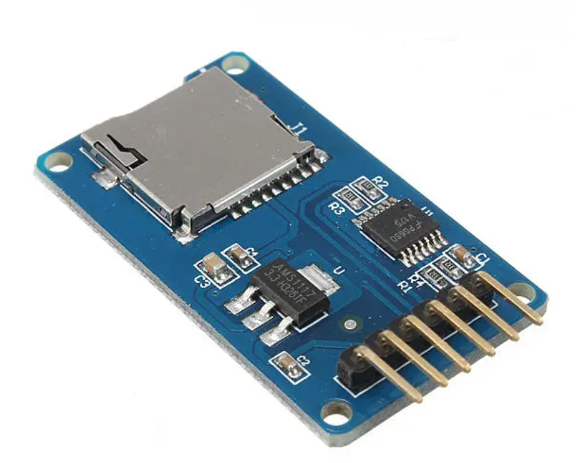 Micro SD card mini TF card reader module (SPI interfaces) สำหรับ Arduino