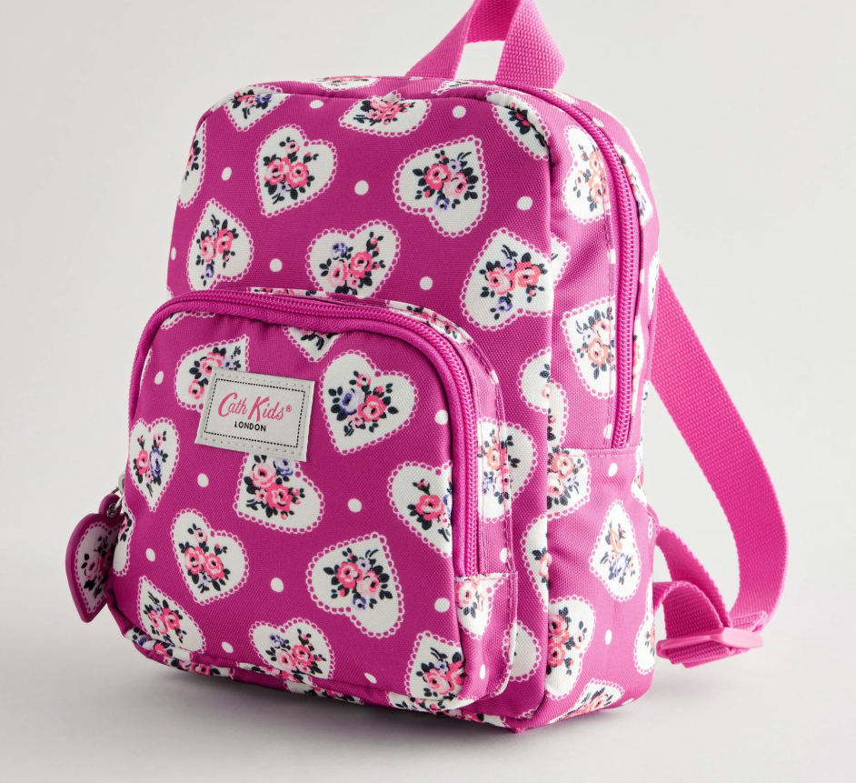Kids Mini Backpack Lace Hearts