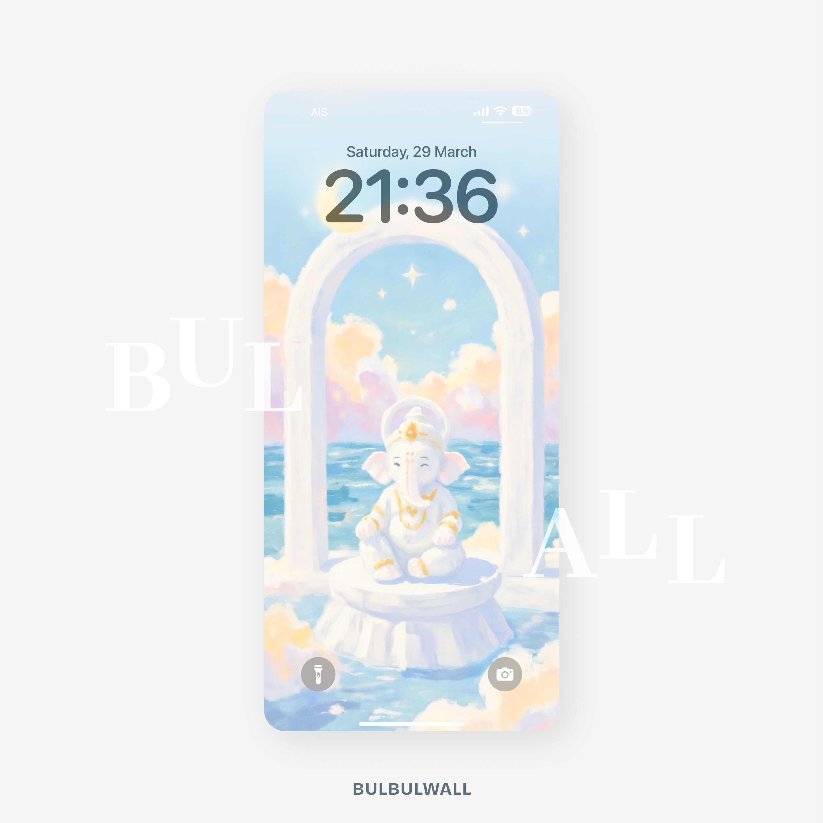 Ganesha Gsparath วอลเปเปอร์พระพิฆเนศ วอลเปเปอร์มือถือสายมู เสริมดวงมงคล - bulbulwall