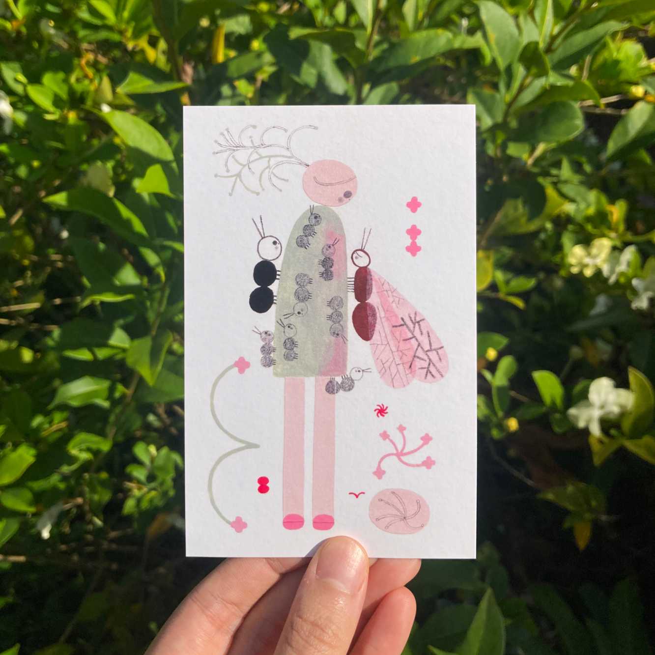 postcard - sometimes friends